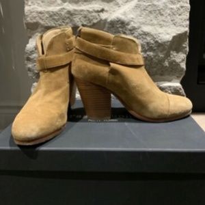 Rag & Bone Harrow Suede Ankle Boots size 8